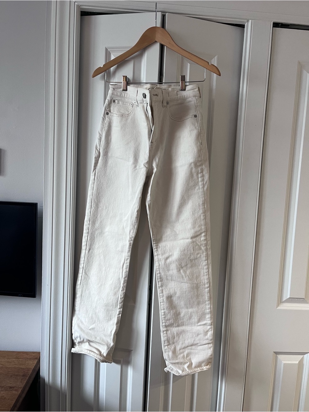 Madewell Cream Jeans